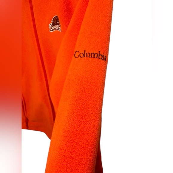Oregon State University SMALL Fleece Columbia Beavers Vintage Orange OSU BEAVS - Picture 3 of 10